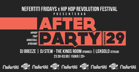Hiphop revolution festival 2019 Afterparty